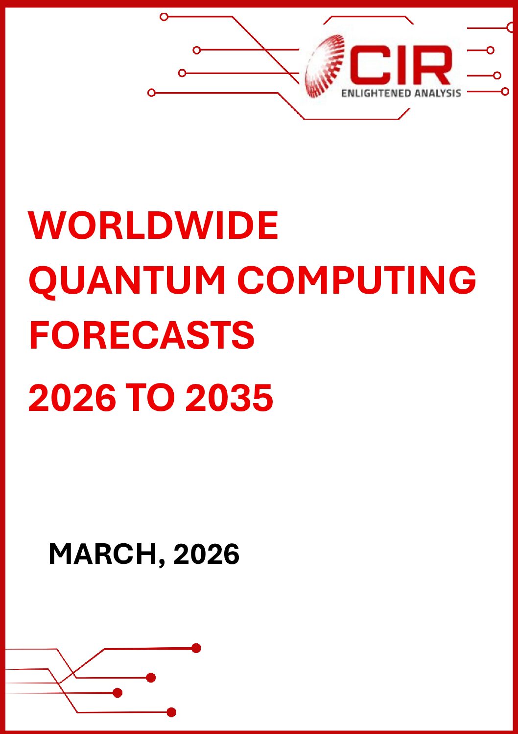 Worldwide Quantum Computing Forecasts 2026 to 2035